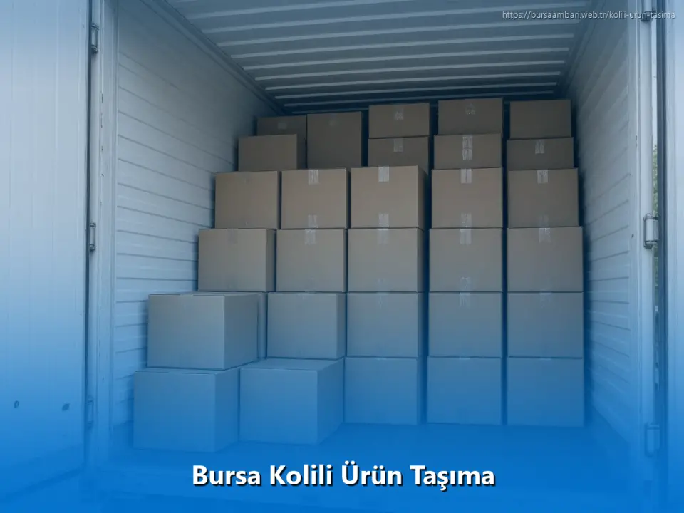 Bursa Kolili Ürün Taşıma