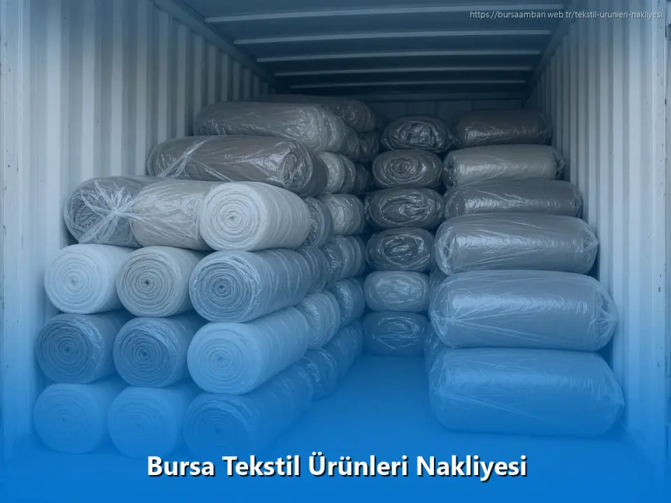 Bursa Tekstil Ürünleri Nakliyesi